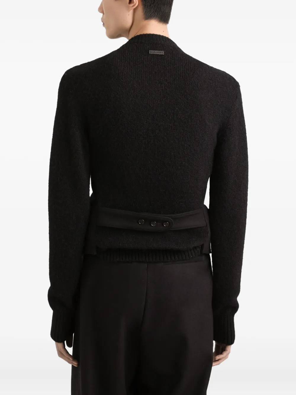 Dolce & Gabbana Trui met vlakken Zwart