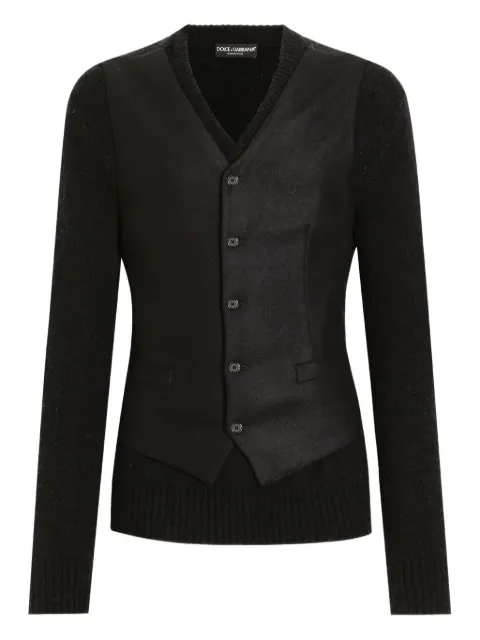 Dolce & Gabbana panelled sweater