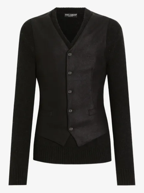 Dolce & Gabbana panelled sweater