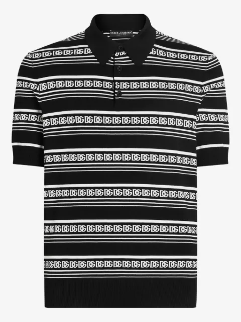 Dolce & Gabbana silk polo shirt 