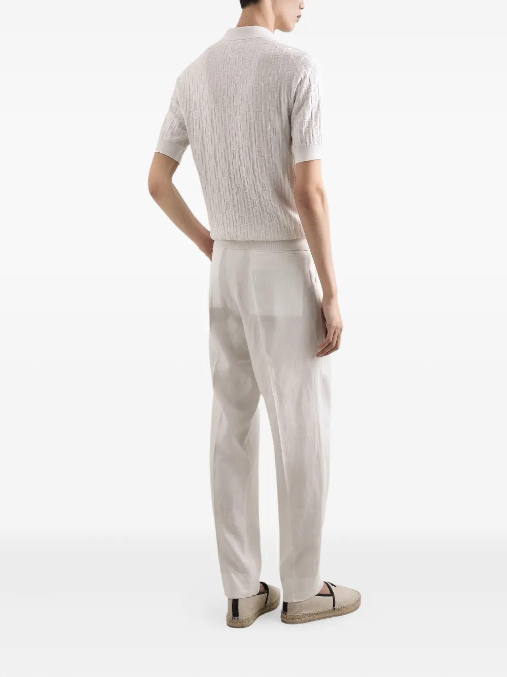 Dolce & Gabbana T-shirt van stretch-zijde Wit