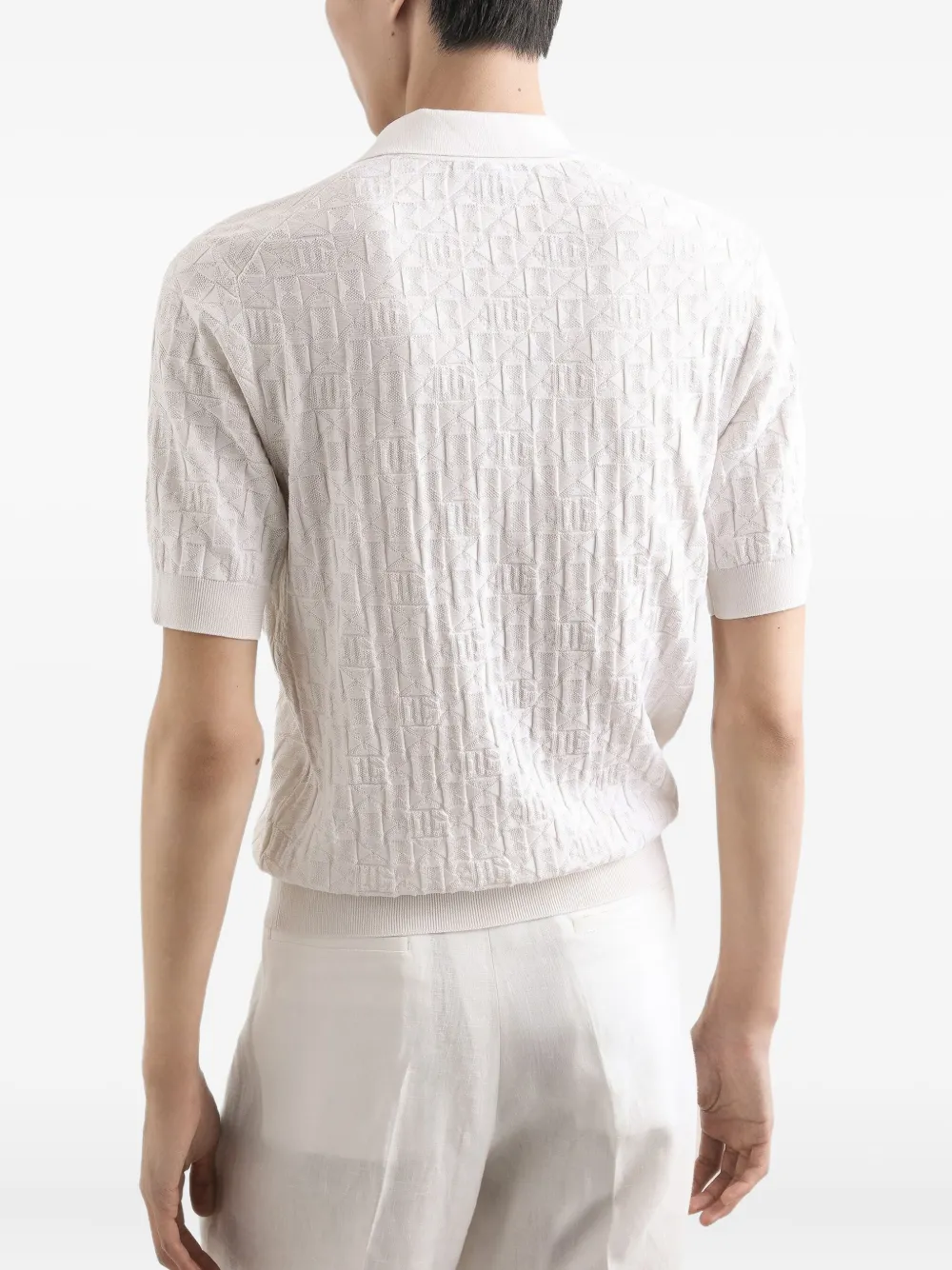 Dolce & Gabbana T-shirt van stretch-zijde Wit