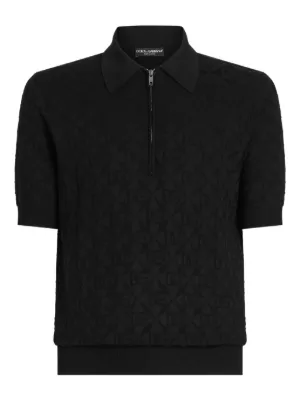Dolce & Gabbana 黒 ポロシャツ　新品　ニット　50サイズ Dolce & Gabbana 黒 ポロシャツ 新品 ニット 50サイズ