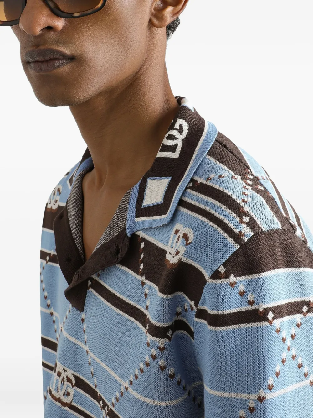 Dolce & Gabbana Katoenen poloshirt Blauw