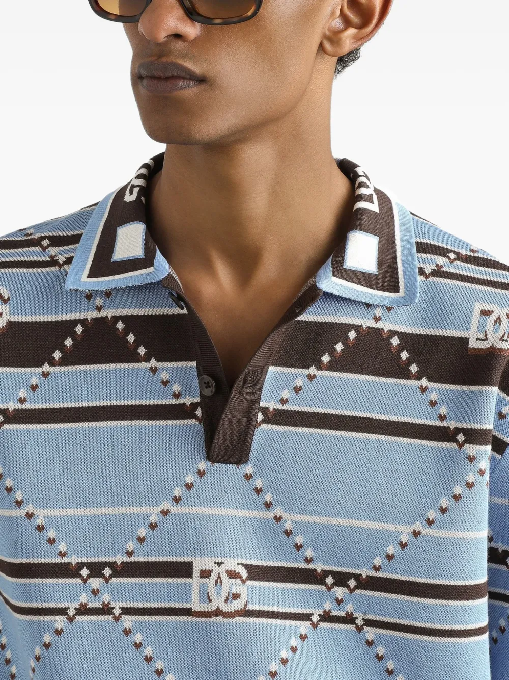Dolce & Gabbana Katoenen poloshirt Blauw