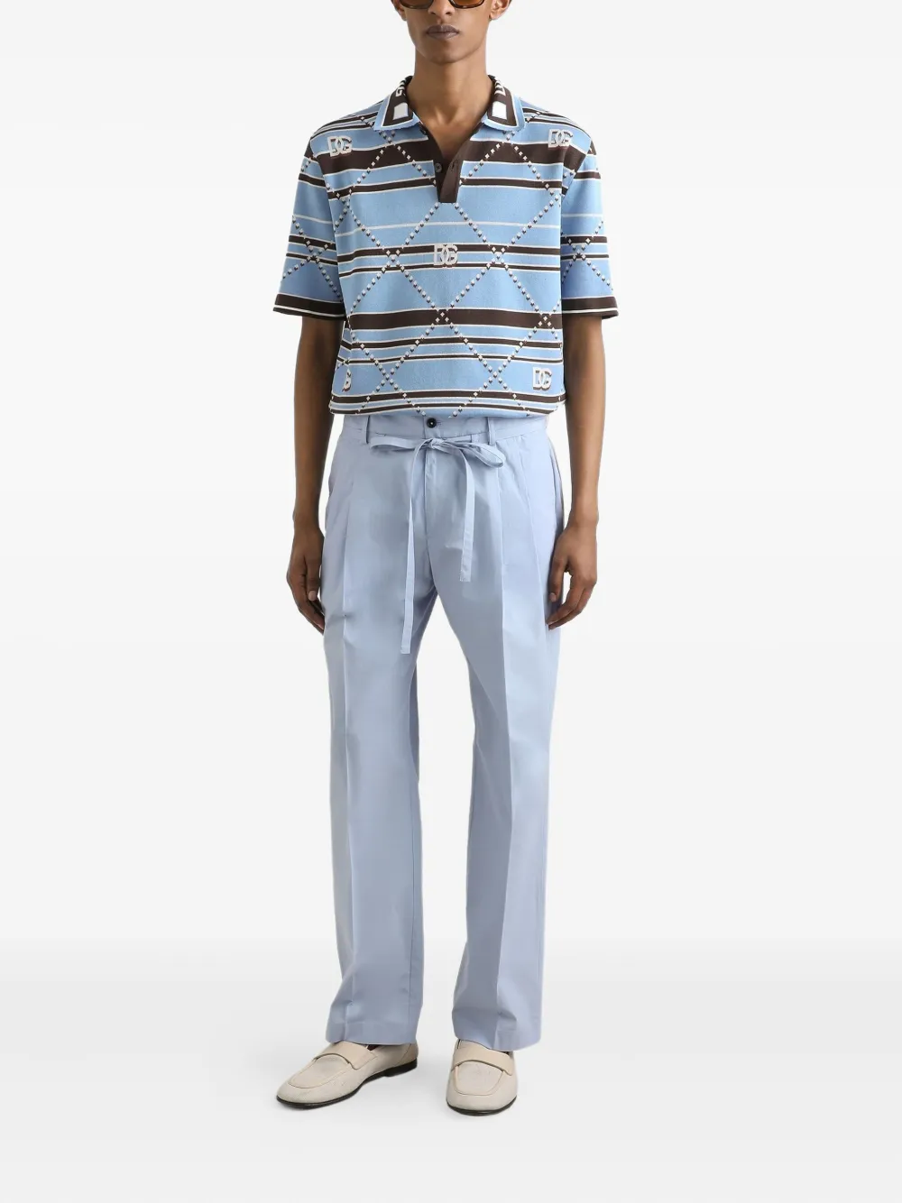 Dolce & Gabbana Katoenen poloshirt Blauw