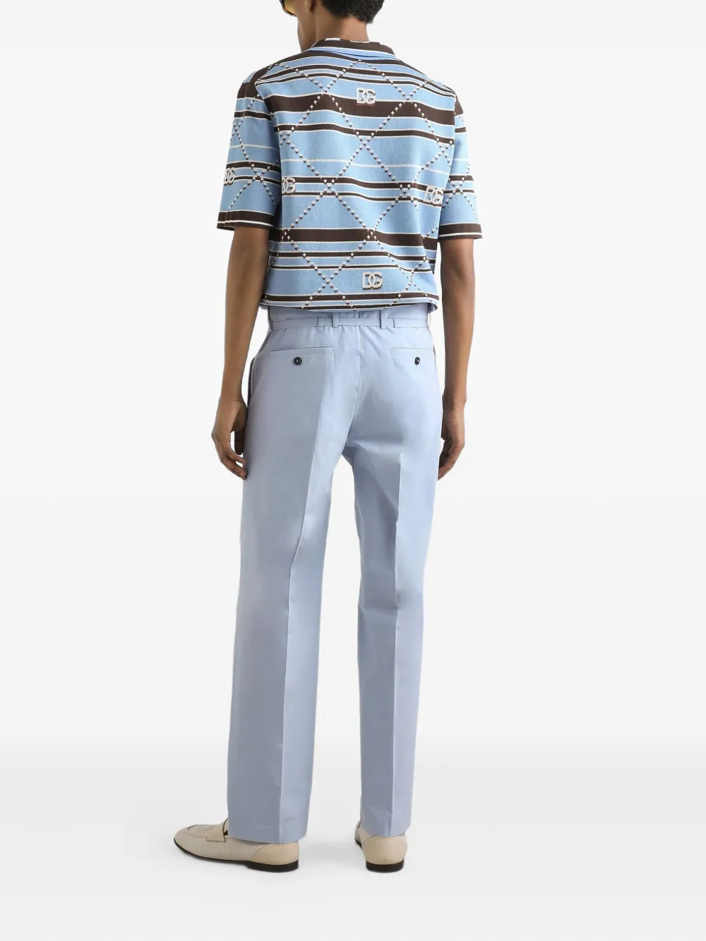 Dolce & Gabbana Katoenen poloshirt Blauw