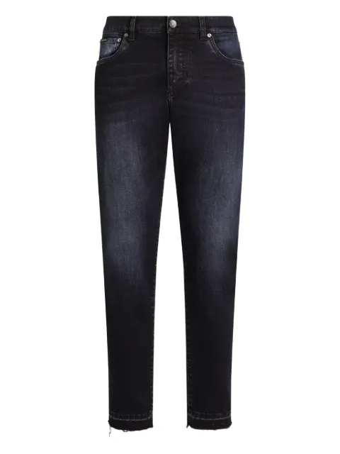 Dolce & Gabbana frayed-hem jeans