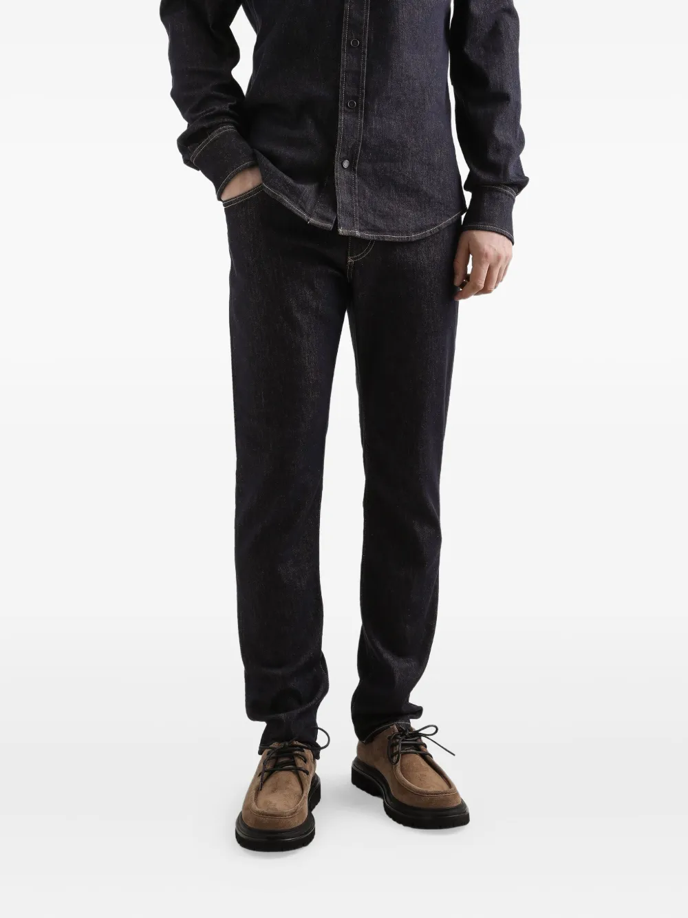 Dolce & Gabbana Jeans met logoplakkaat Zwart
