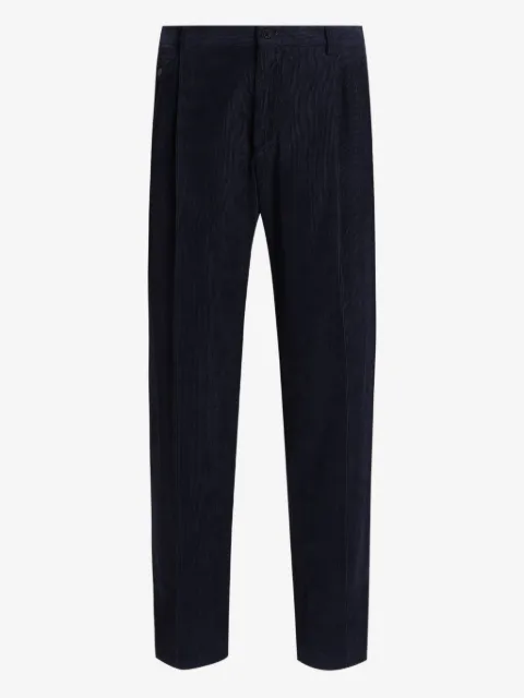 Dolce & Gabbana pleated corduroy chinos