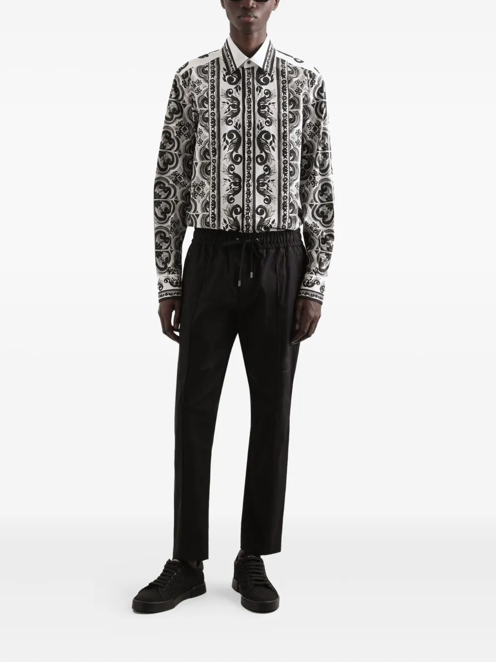 Dolce & Gabbana Calça com efeito amassado | Calça reta | Image 2
