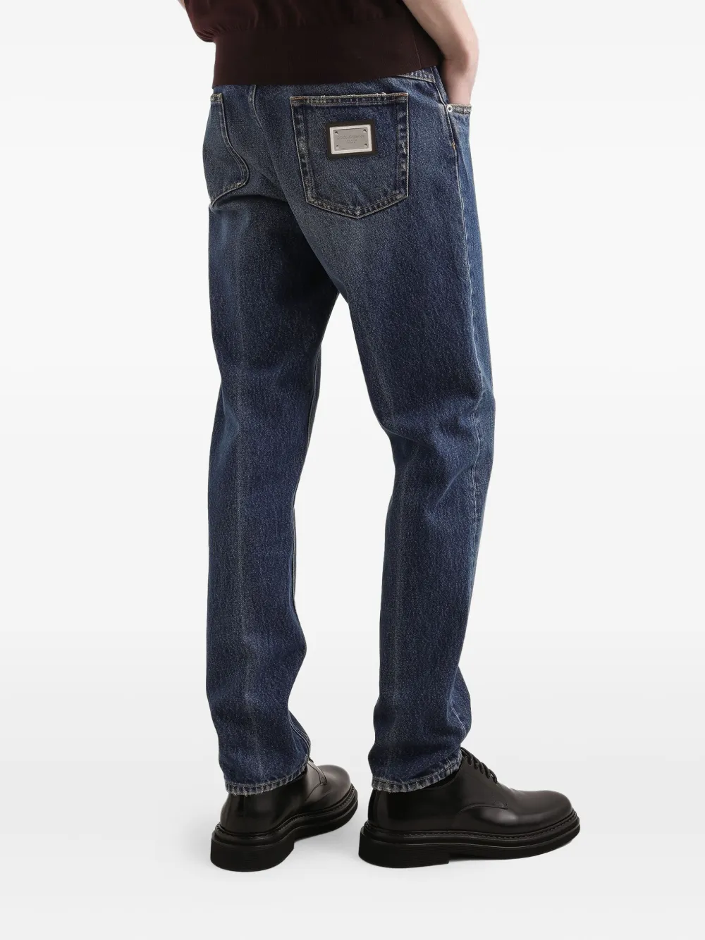 Dolce & Gabbana distressed jeans Blauw