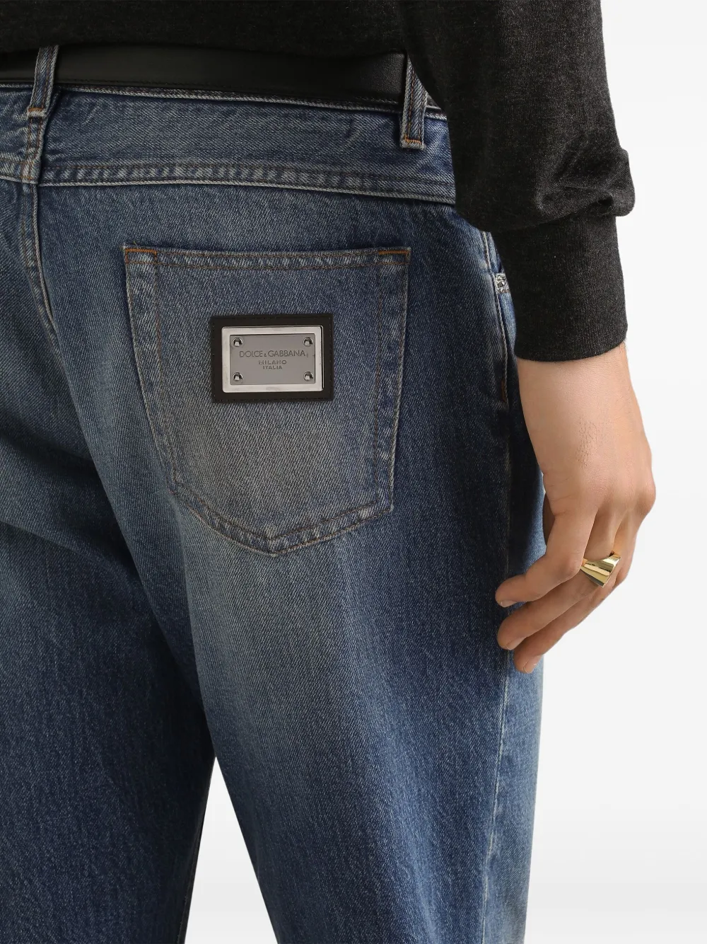 Dolce & Gabbana Katoenen jeans Blauw