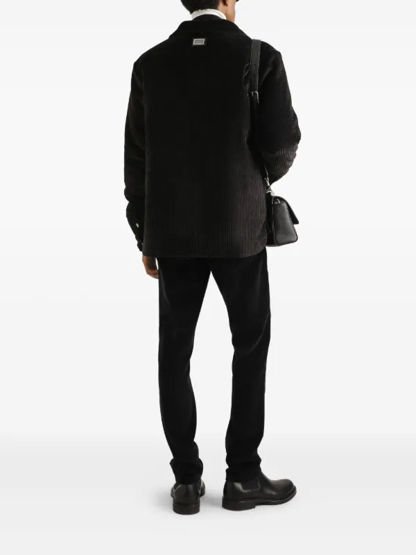 Dolce & Gabbana ブラック コーデュロイ カーゴパンツ Dolce & Gabbana(ドルチェ&ガッバーナ) カーゴパンツ(メンズ