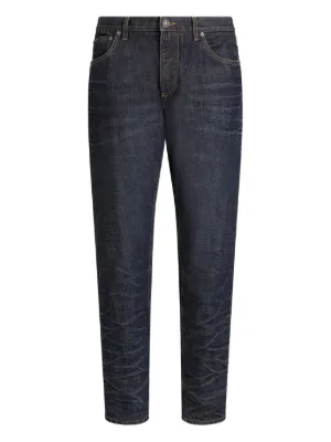 デニム・ジーパン DOLCE & GABBANA DENIM STRAIGHT-LEG JEANS Dolce & Gabbana Straight-Leg & Regular Jeans – Farfetch