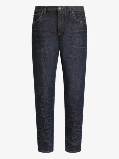 Dolce & Gabbana logo-plaque jeans