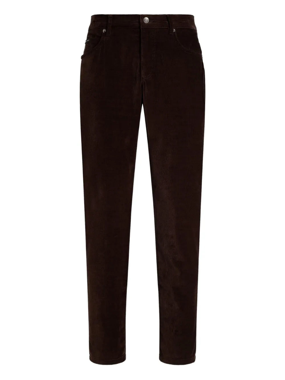 Dolce & Gabbana Fluwelen broek Bruin