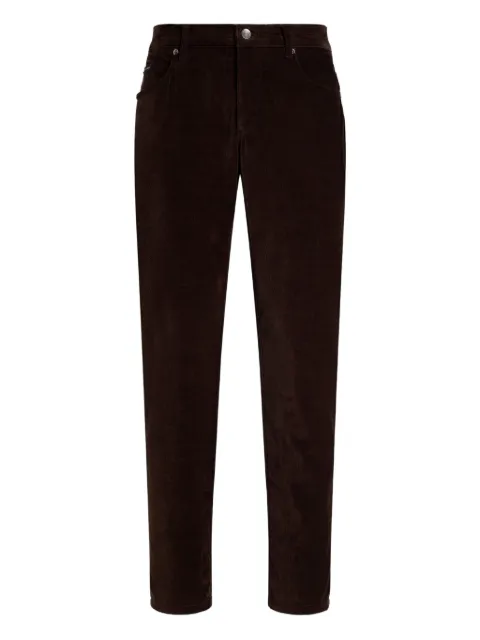 Dolce & Gabbana velvet trousers