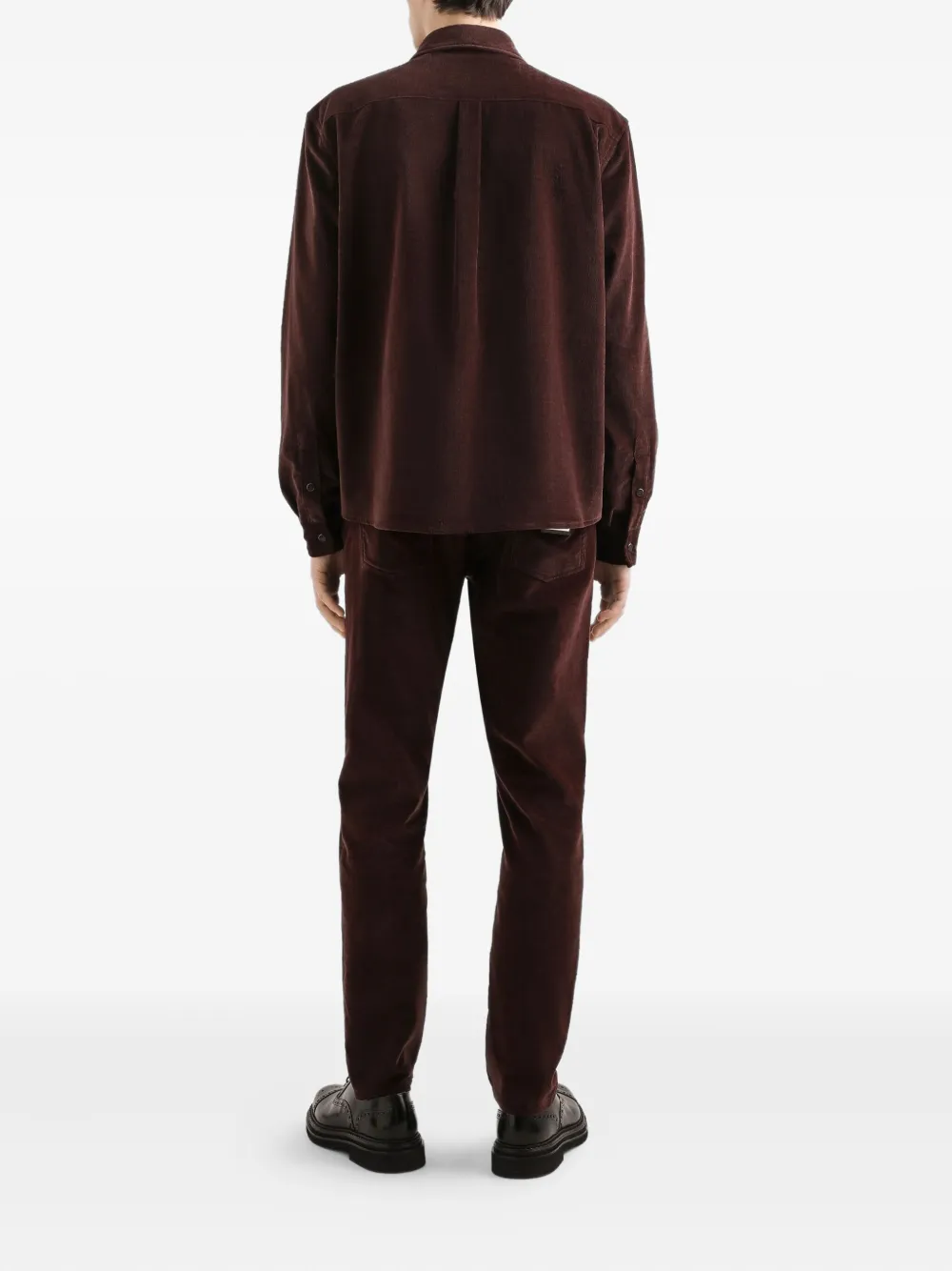 Dolce & Gabbana Fluwelen broek Bruin
