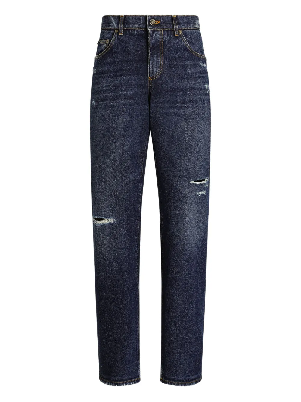 Dolce & Gabbana Gerafelde jeans Blauw