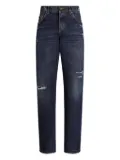 Dolce & Gabbana distressed ripped jeans - Blue