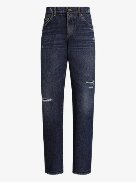 Dolce & Gabbana distressed ripped jeans