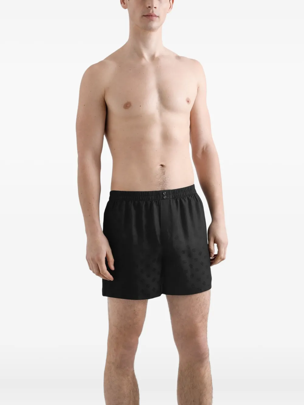Dolce & Gabbana Zijden boxershorts Zwart
