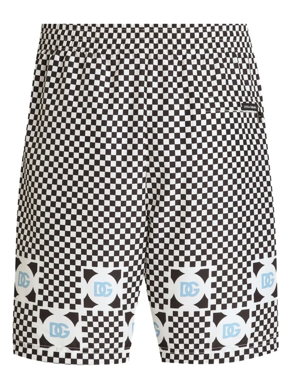 Dolce & Gabbana checked logo-print swim shorts | Swim & Board Shorts | Image 2