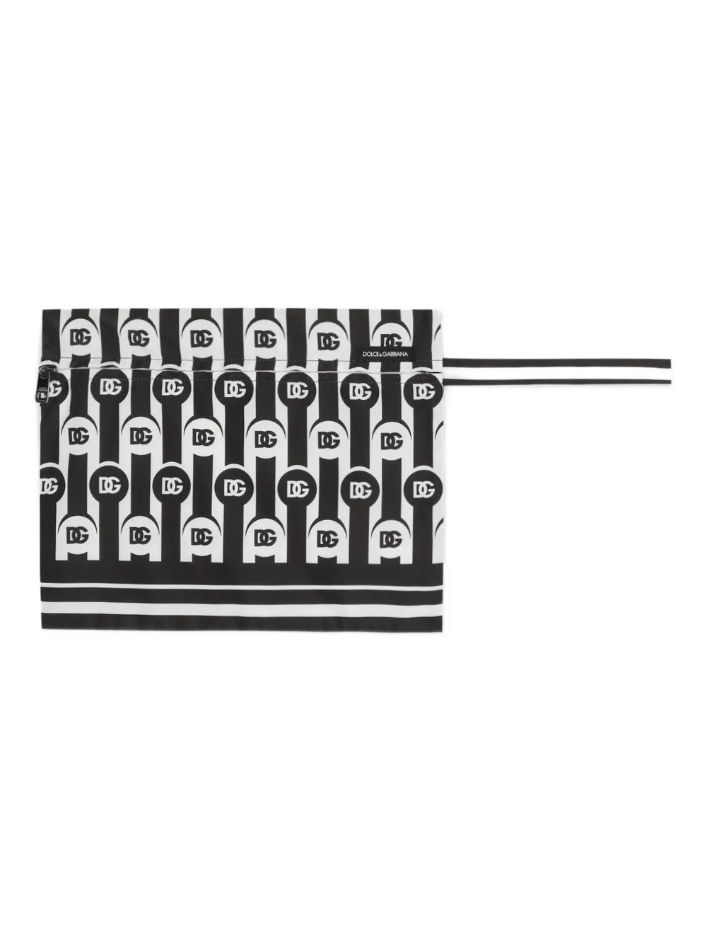 Dolce & Gabbana Zwembroek met logo-patroon Zwart