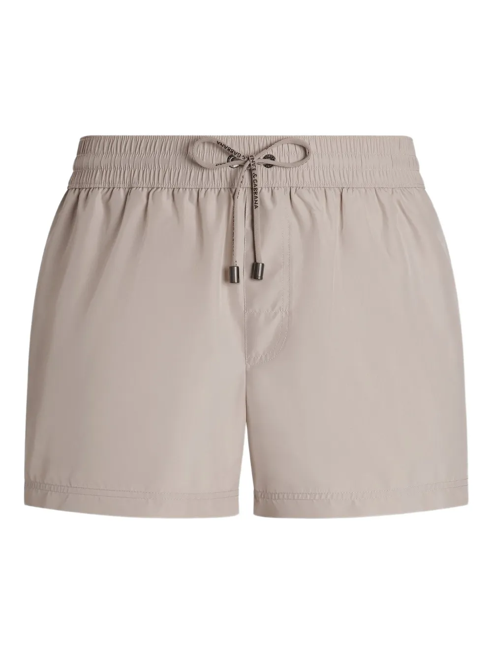 Dolce & Gabbana Zwembroek met trekkoordtaille Beige