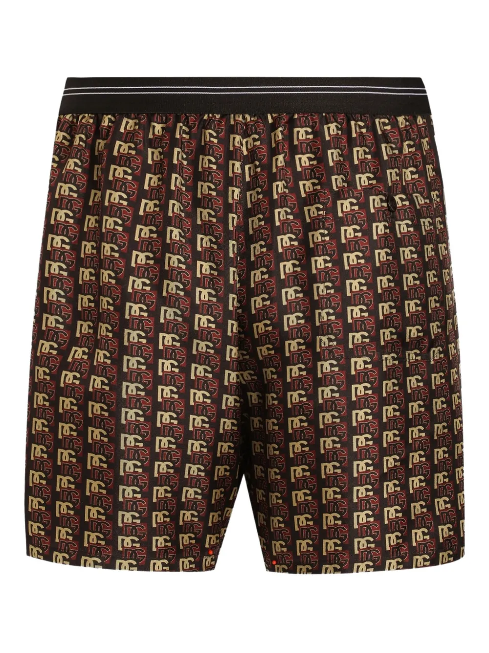 Dolce & Gabbana Boxershorts met logoplakkaat Bruin