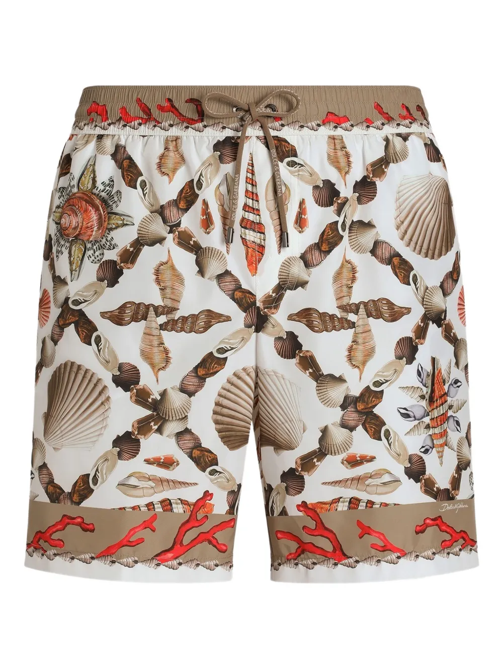 Dolce & Gabbana Zwembroek met print Beige