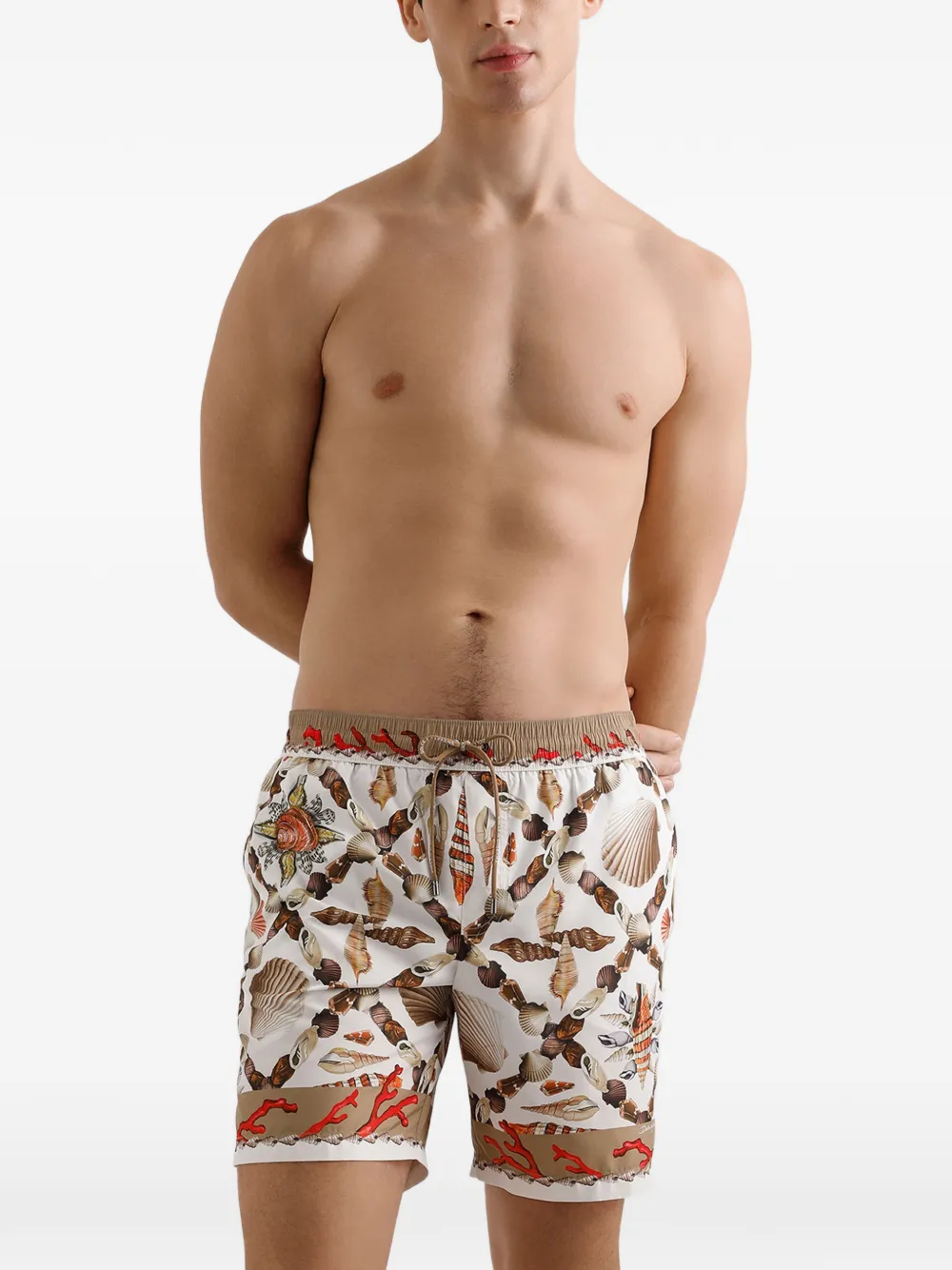 Dolce & Gabbana Zwembroek met print Beige