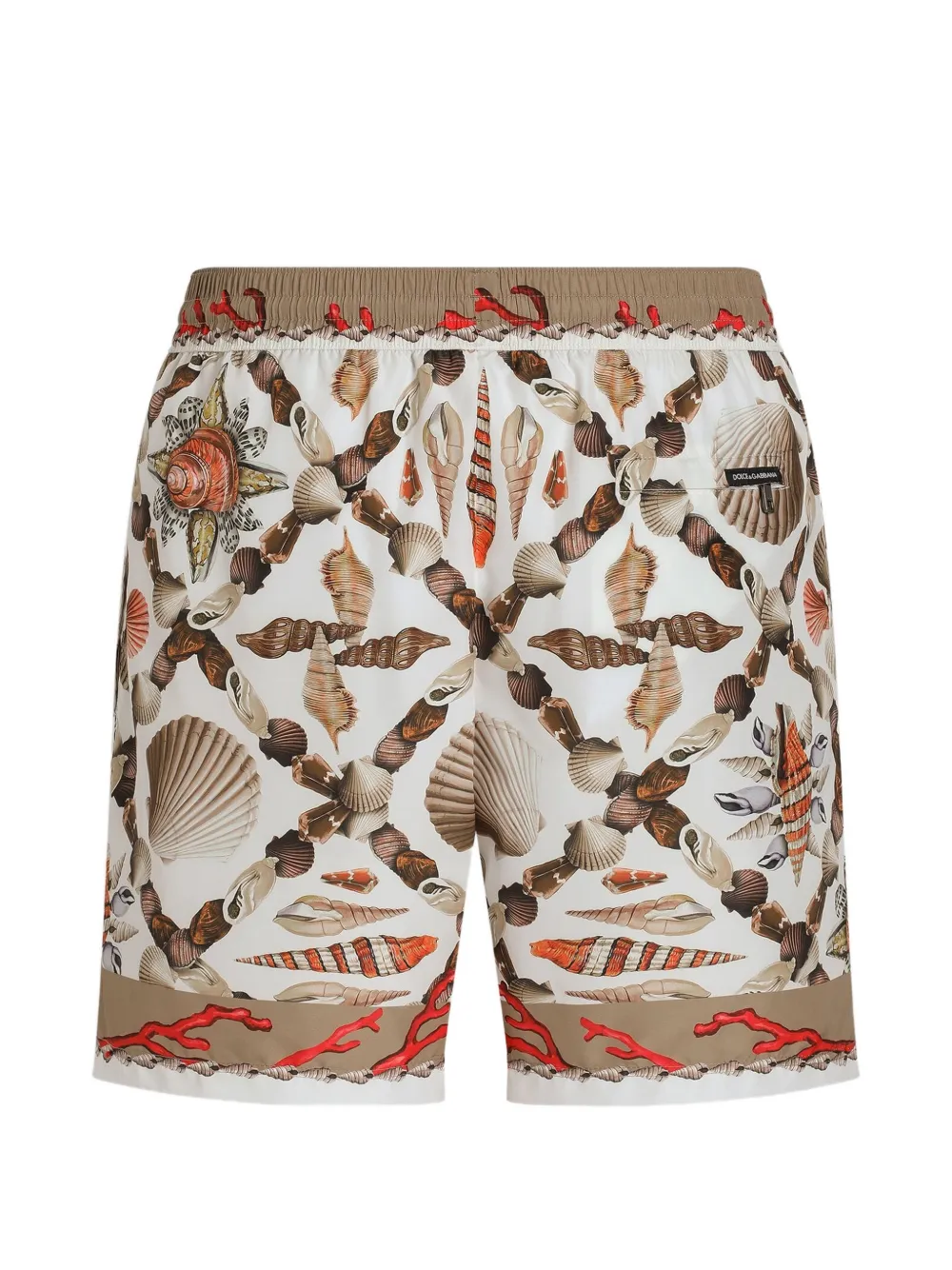 Dolce & Gabbana Zwembroek met print Beige
