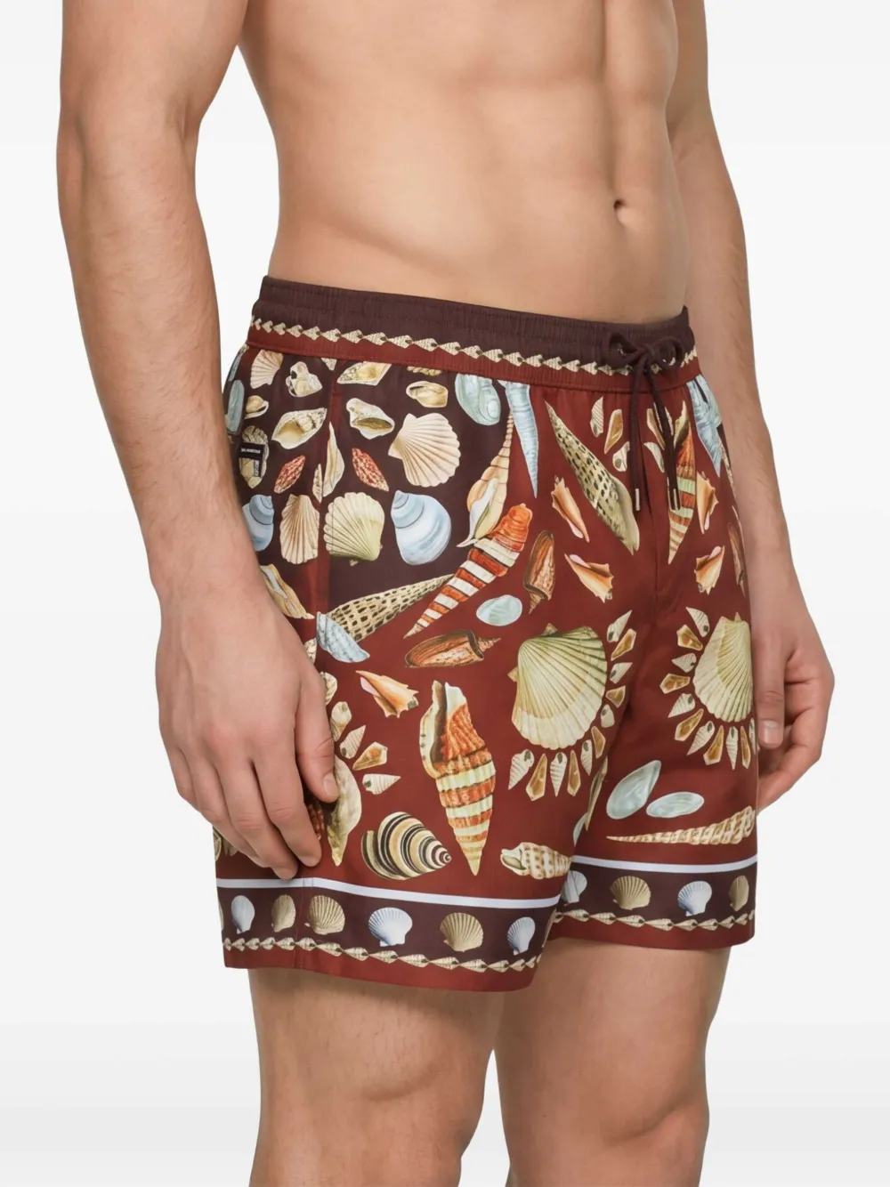 Dolce & Gabbana Zwembroek met print Bruin