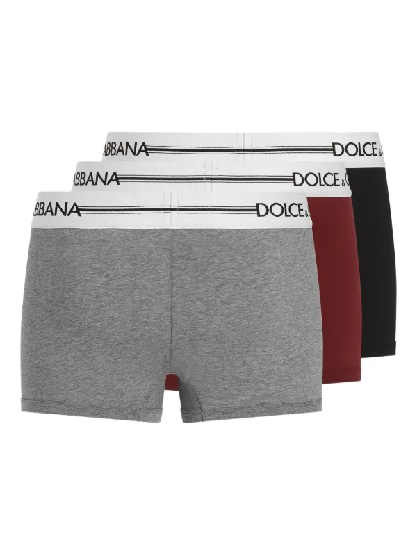 Dolce & Gabbana ロゴ ボクサーパンツ セット | グレー