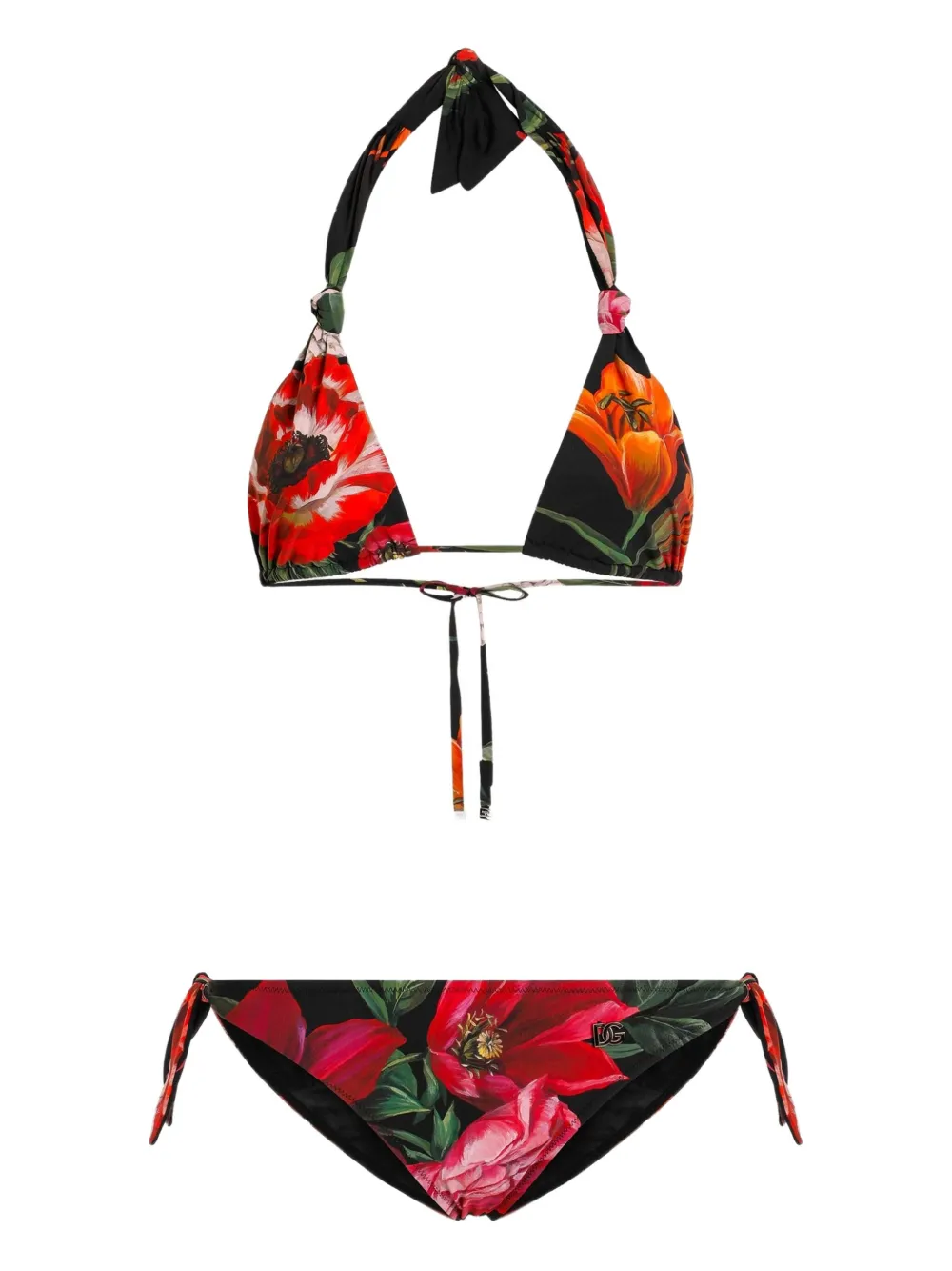 Dolce & Gabbana floral-print swimsuit | Black | Image 1