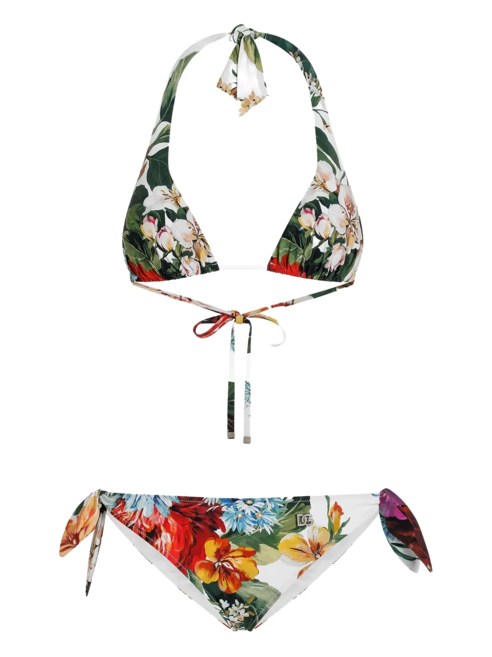Dolce & Gabbana Bikini met bloemenprint Wit