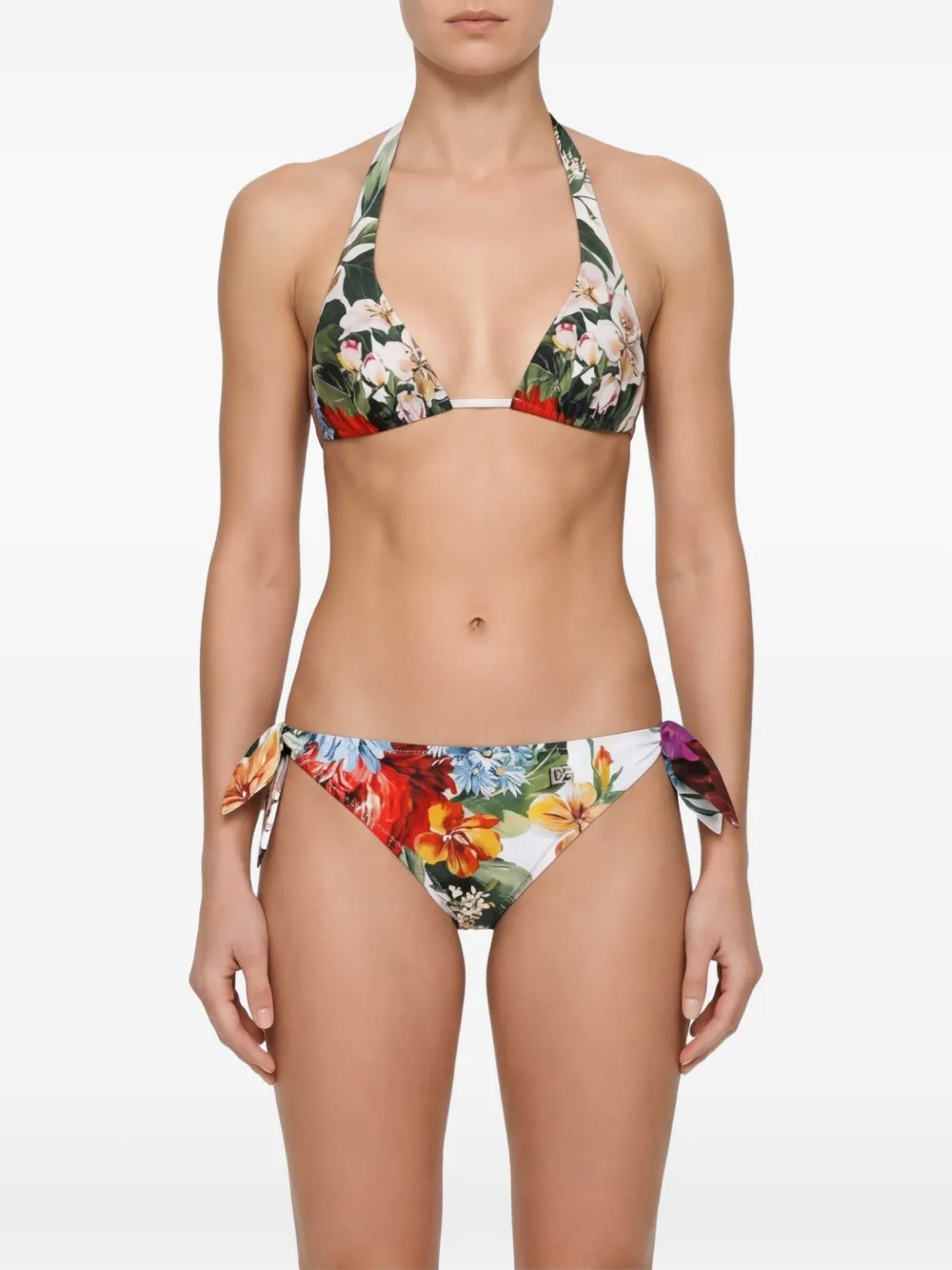 Dolce & Gabbana Bikini met bloemenprint Wit