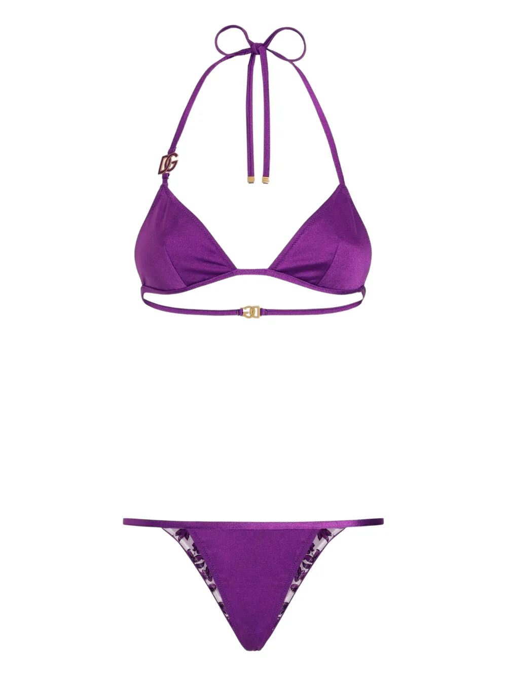 Dolce & Gabbana reversible bikini set | Purple | Image 1