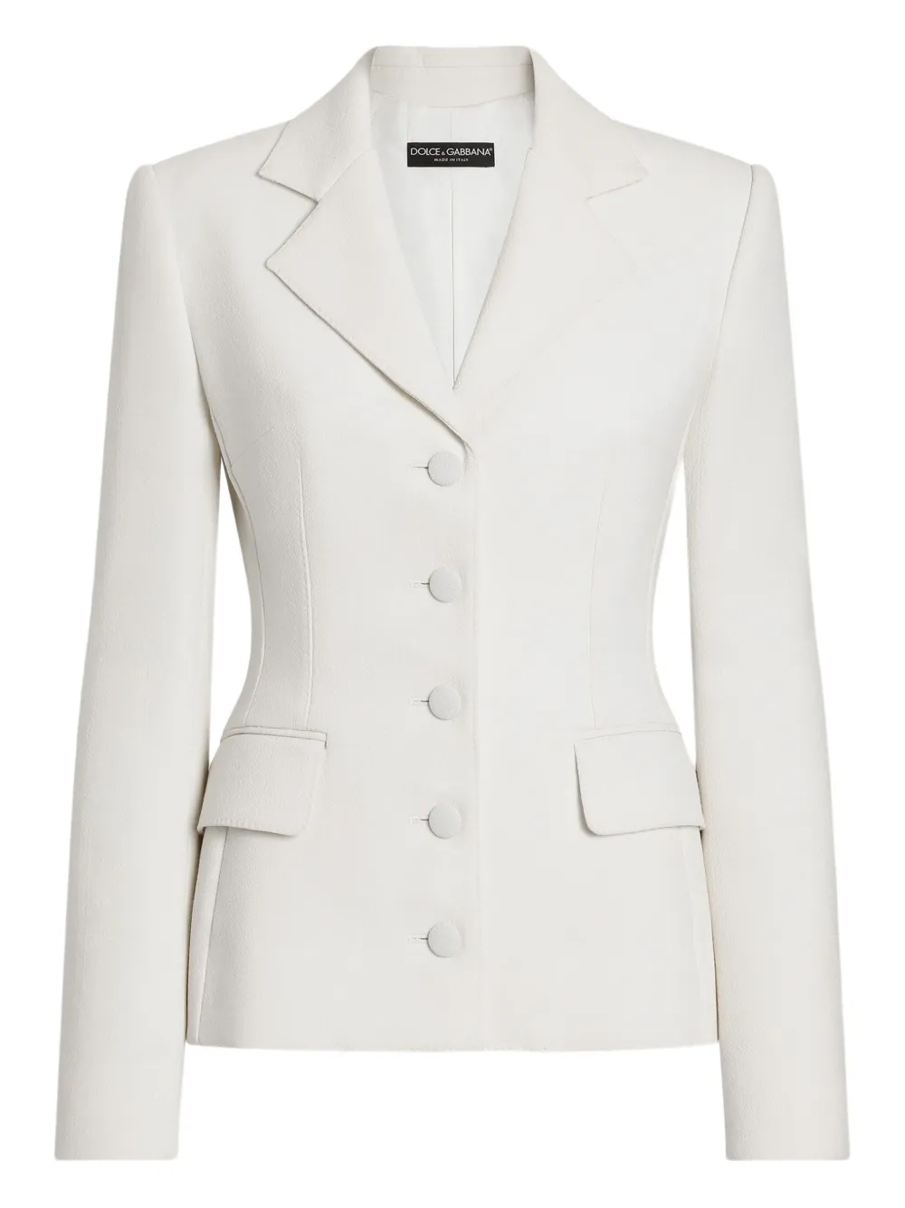 Dolce & Gabbana tailored button-front blazer Wit