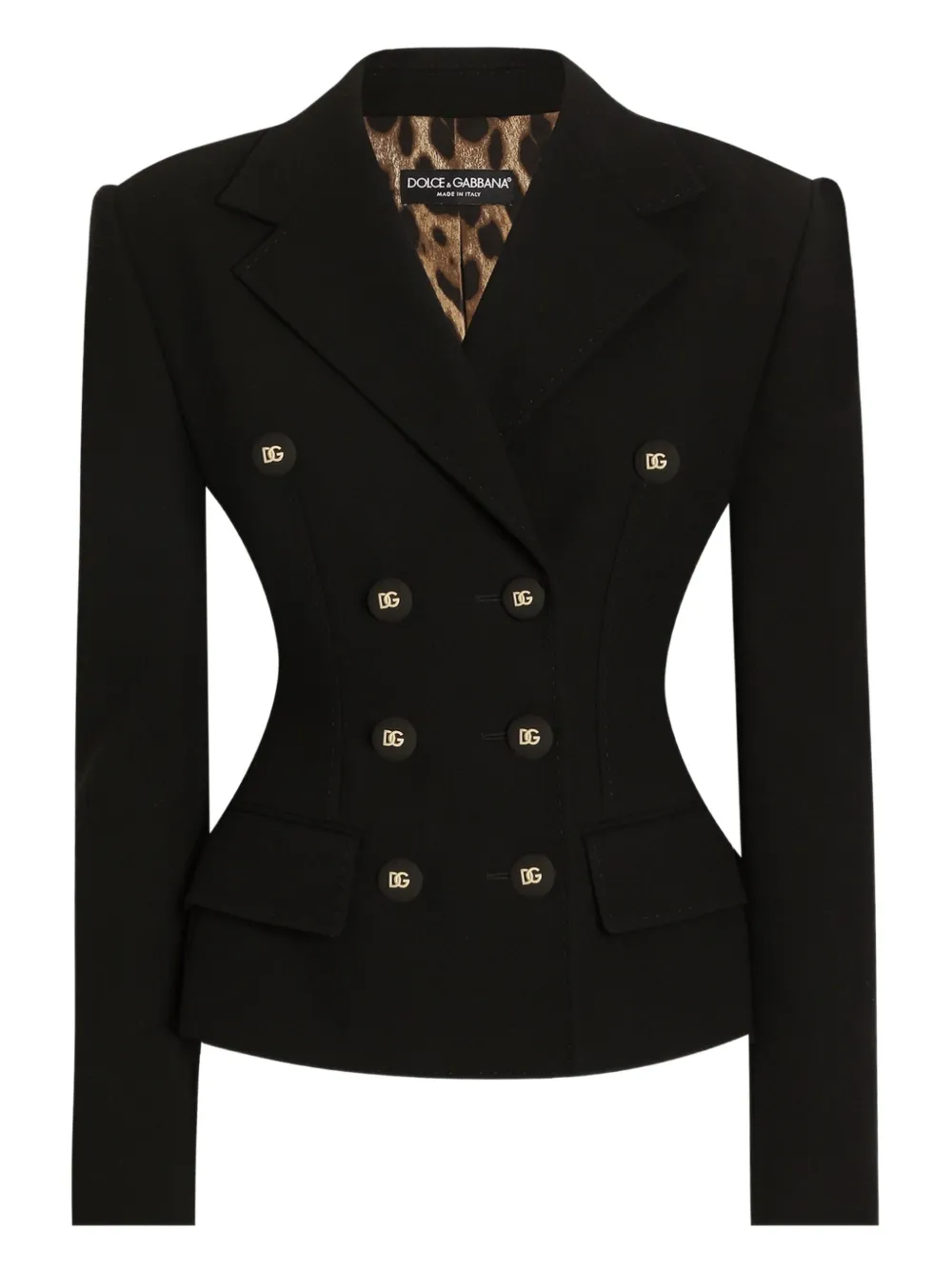 Dolce & Gabbana Colbert met dubbele rij knopen Zwart