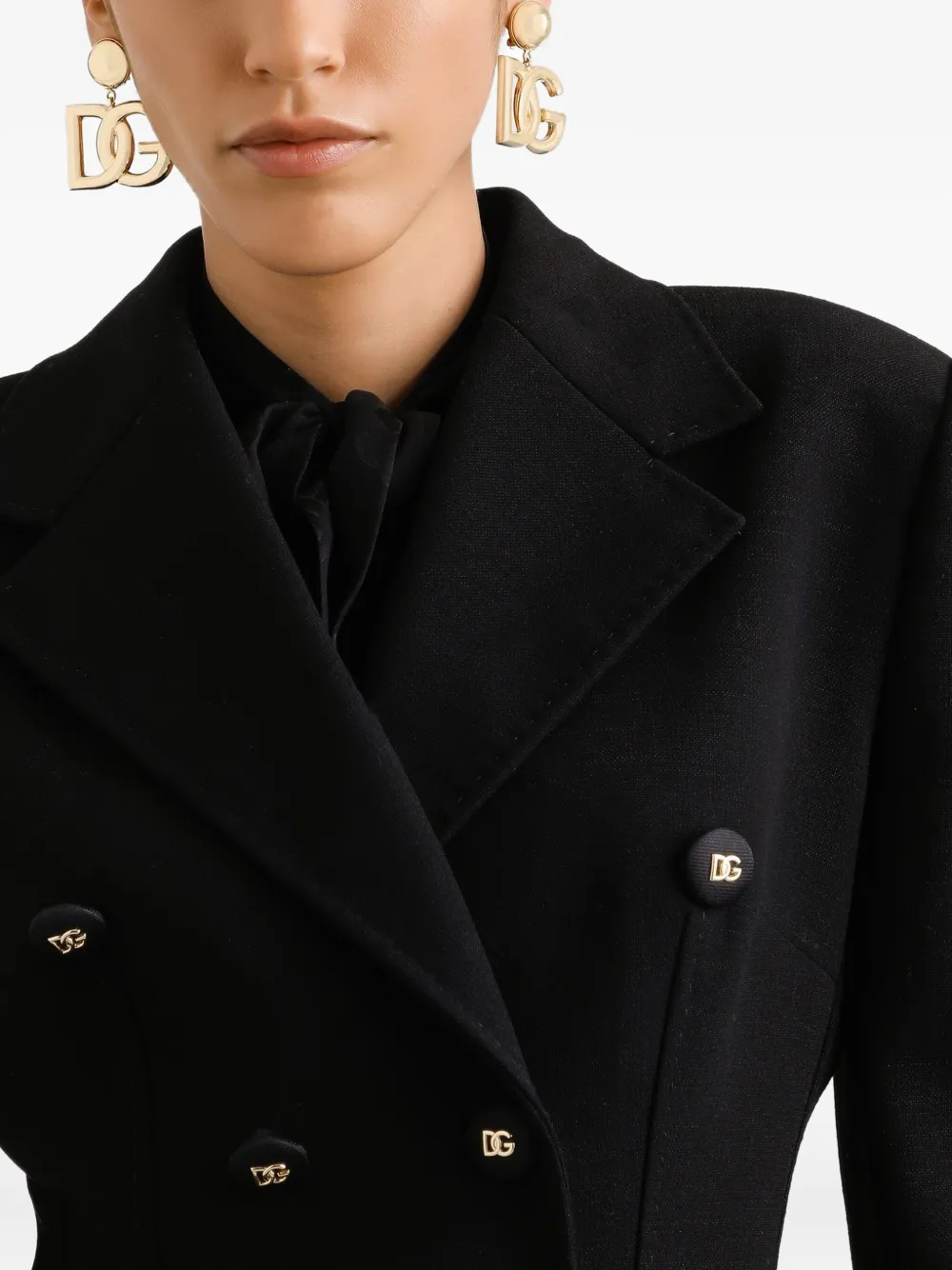Dolce & Gabbana Colbert met dubbele rij knopen Zwart