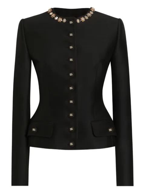 Dolce & Gabbana Jacke mit verzierten Knöpfen