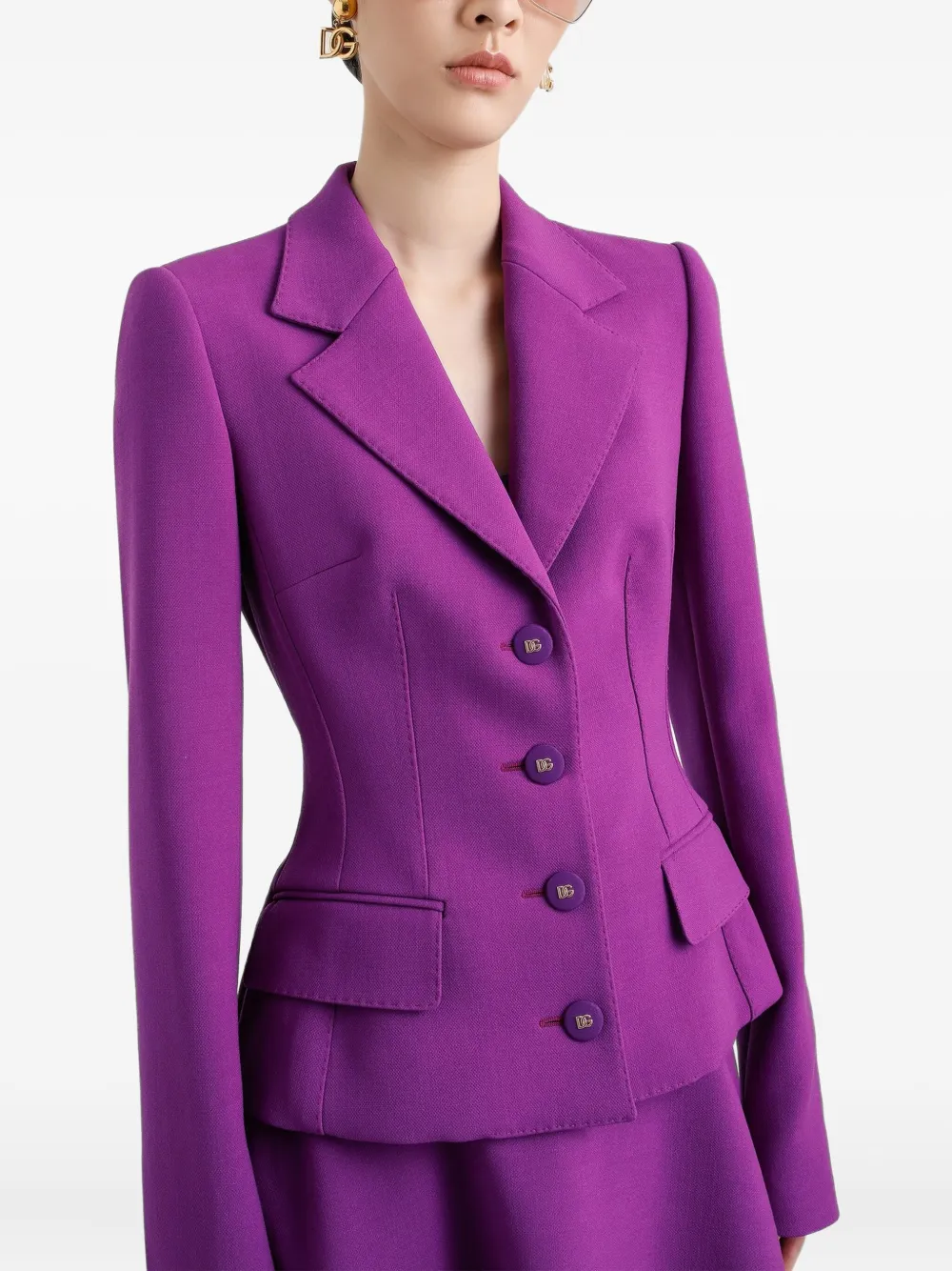Dolce & Gabbana Wollen blazer Paars