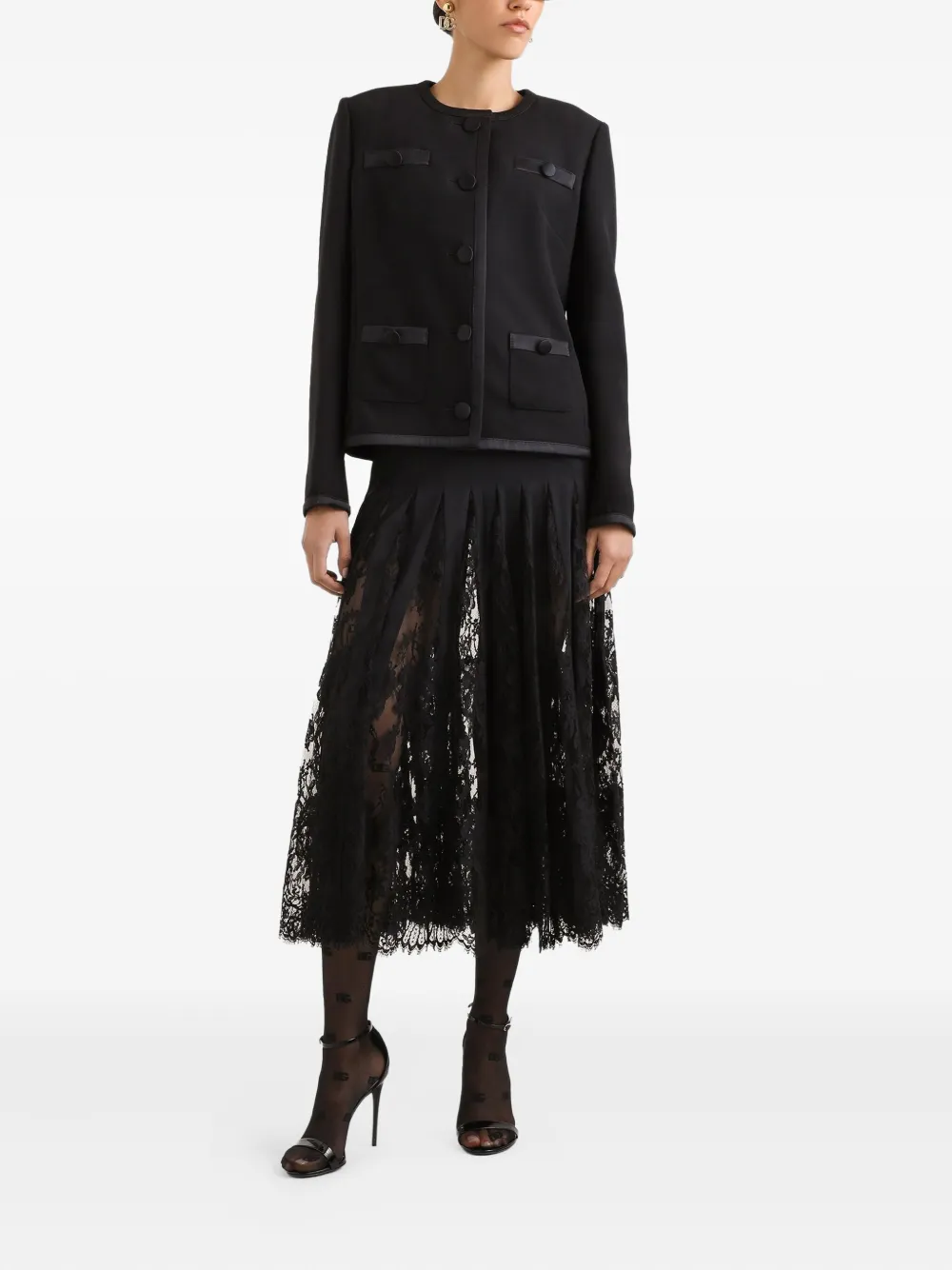 Dolce & Gabbana button-fastening jacket | Fitted Jackets | Image 2