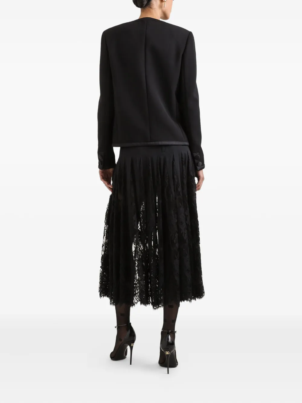 Dolce & Gabbana Denim jack Zwart