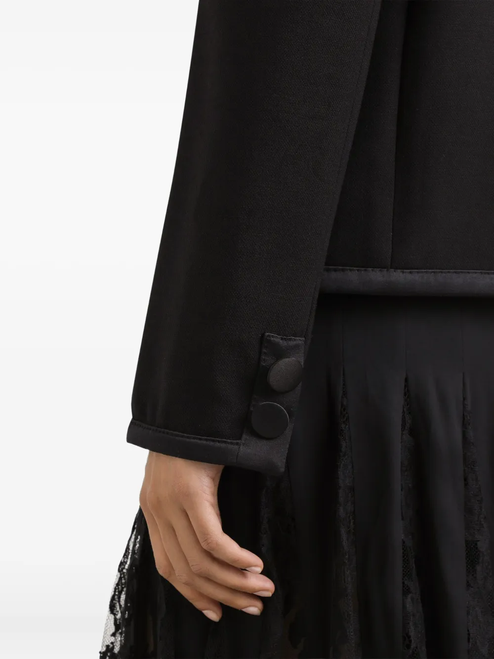 Dolce & Gabbana Denim jack Zwart