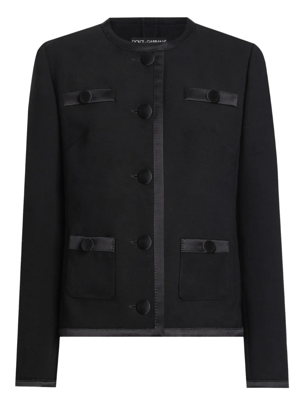Dolce & Gabbana button-fastening jacket | Black | Image 1