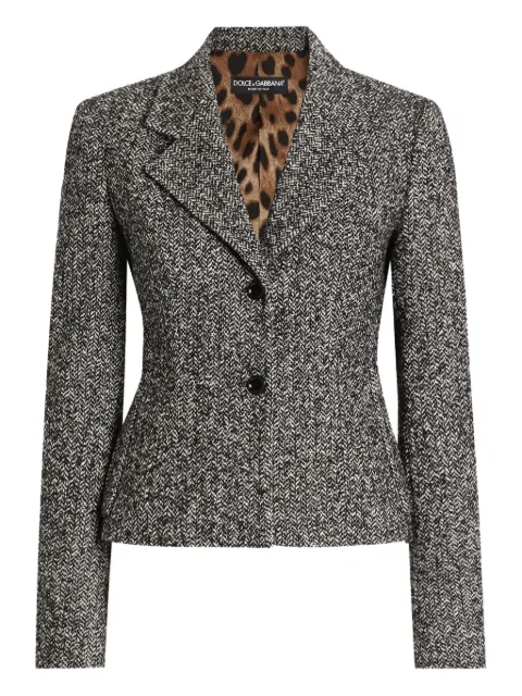 Dolce & Gabbana herringbone tweed jacket